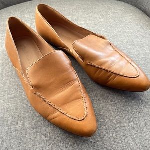 The Frances Skimmer in leather by Madewell, hardly worn